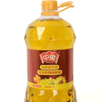 压榨花生香食用植物调和油